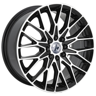 Impact Racing 501 Black Machined Wheel