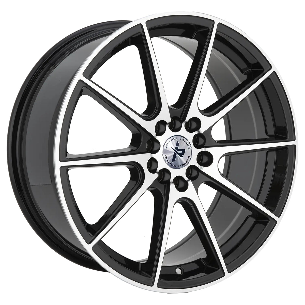 Impact Racing 503 Black Machined Wheel
