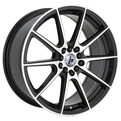 Impact Racing 503 Black Machined Wheel