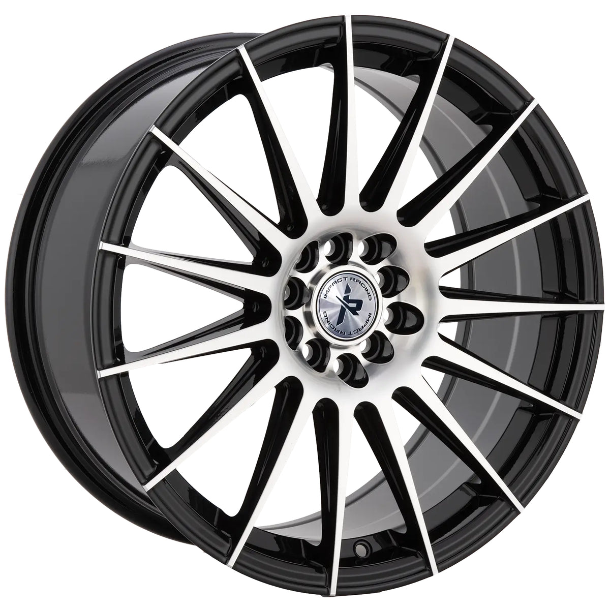 Impact Racing 506 Black Machined Wheel