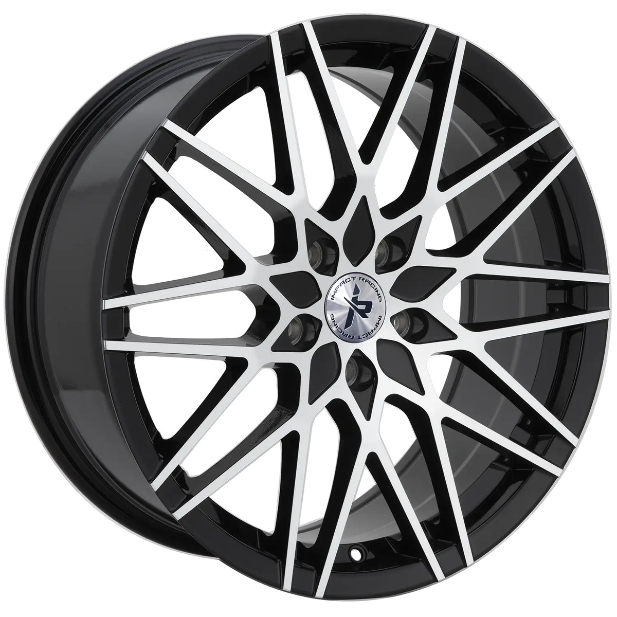 Impact Racing 507 Black Machined Wheel