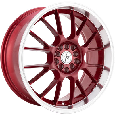 Impact Racing 508 Red Machined Wheel