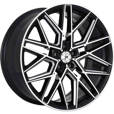 Impact Racing 602 Black Machined Wheel