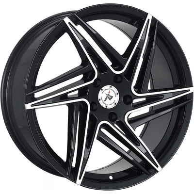 Impact Racing 606 Black Machined Wheel
