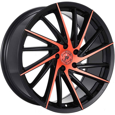 Impact Racing 608 Black Machined Wheel
