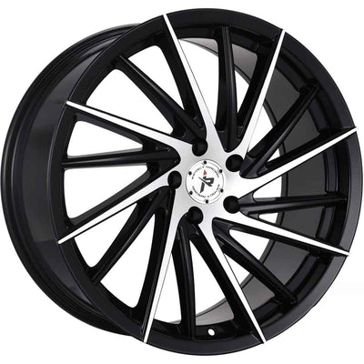Impact Racing 608 Black Machined Wheel