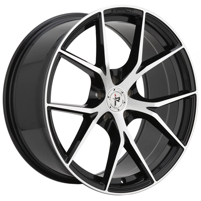 Impact Racing 612 Black Machined Wheel