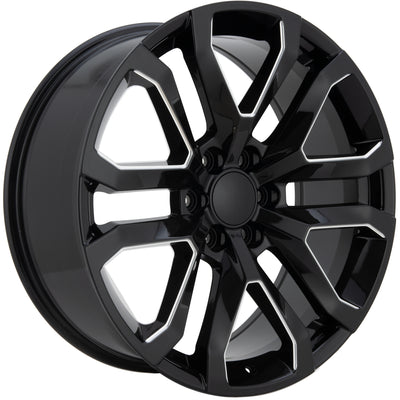 Impact Replicas 2019 Denali Black Milled Wheel