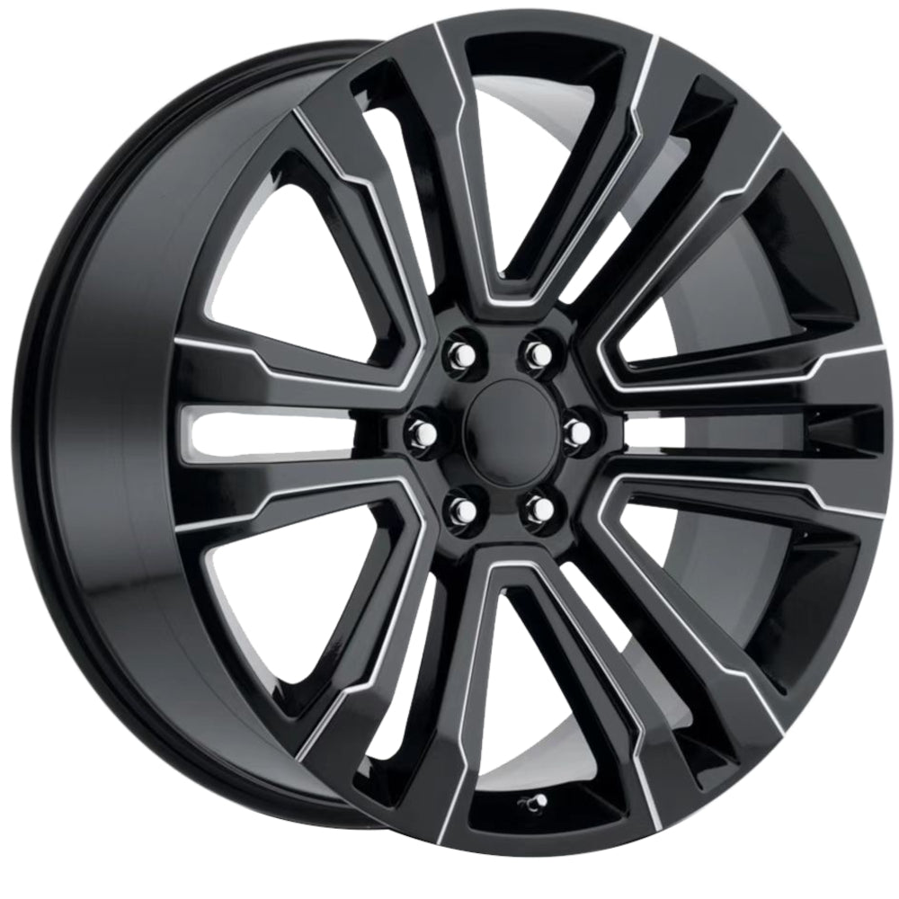 Impact Replicas Escalade Black Milled Wheel