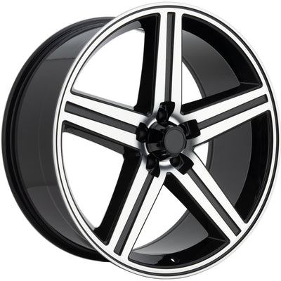 Impact Replicas Iroc Black Machined Wheel