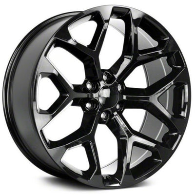 Impact Replicas Snowflake Gloss Black Wheel