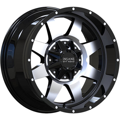 Insane Offroad IO-04 Black Machined Wheel