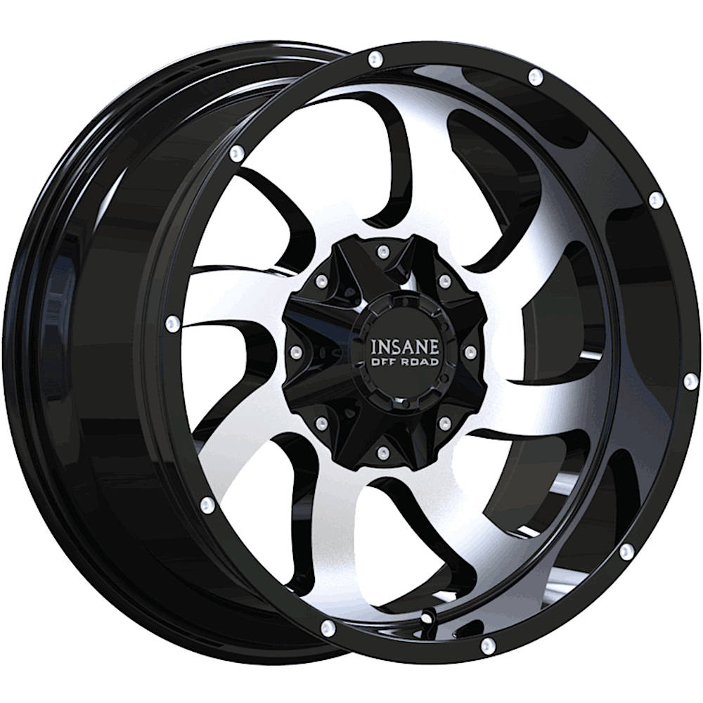 Insane Offroad IO-05 Black Machined Wheel