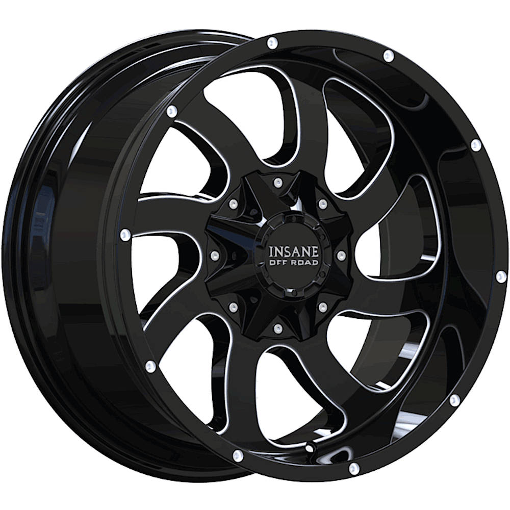 Insane Offroad IO-05 Black Milled Wheel
