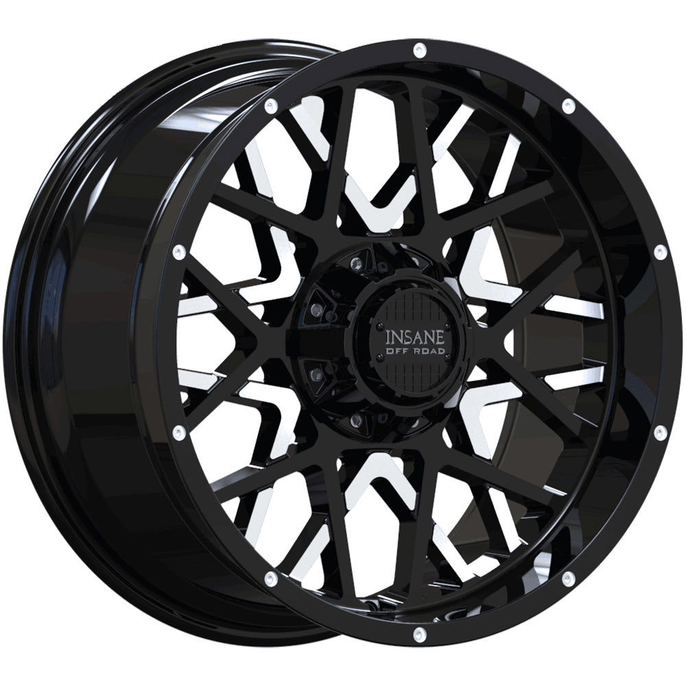 Insane Offroad IO-10 Black Milled Wheel