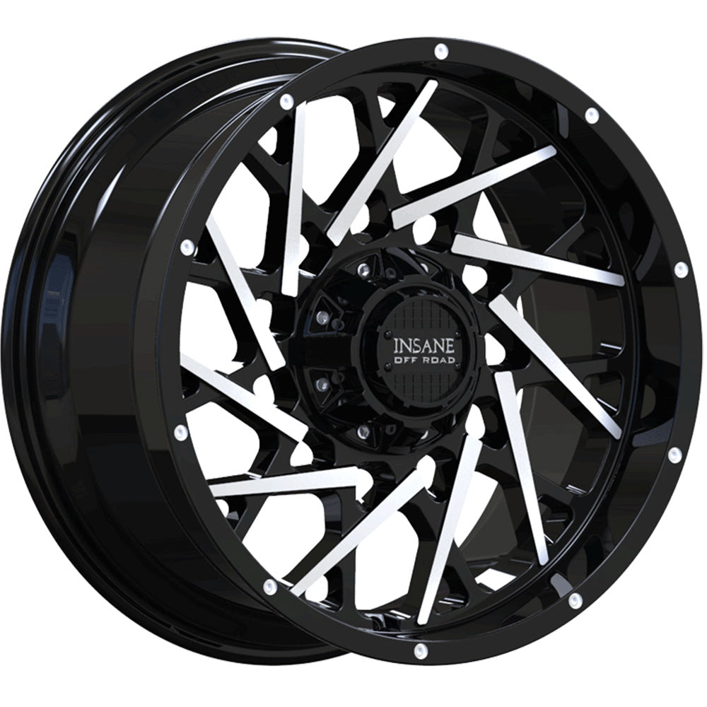 Insane Offroad IO-11 Black Machined Wheel