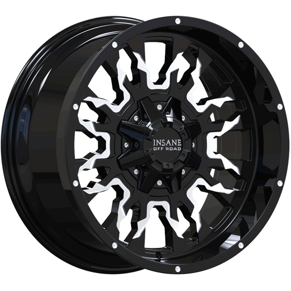 Insane Offroad IO-14 Black Milled Wheel