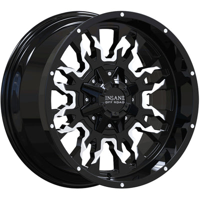 Insane Offroad IO-14 Black Milled Wheel