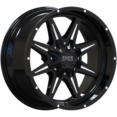 Insane Offroad IO-15 Black Milled Wheel