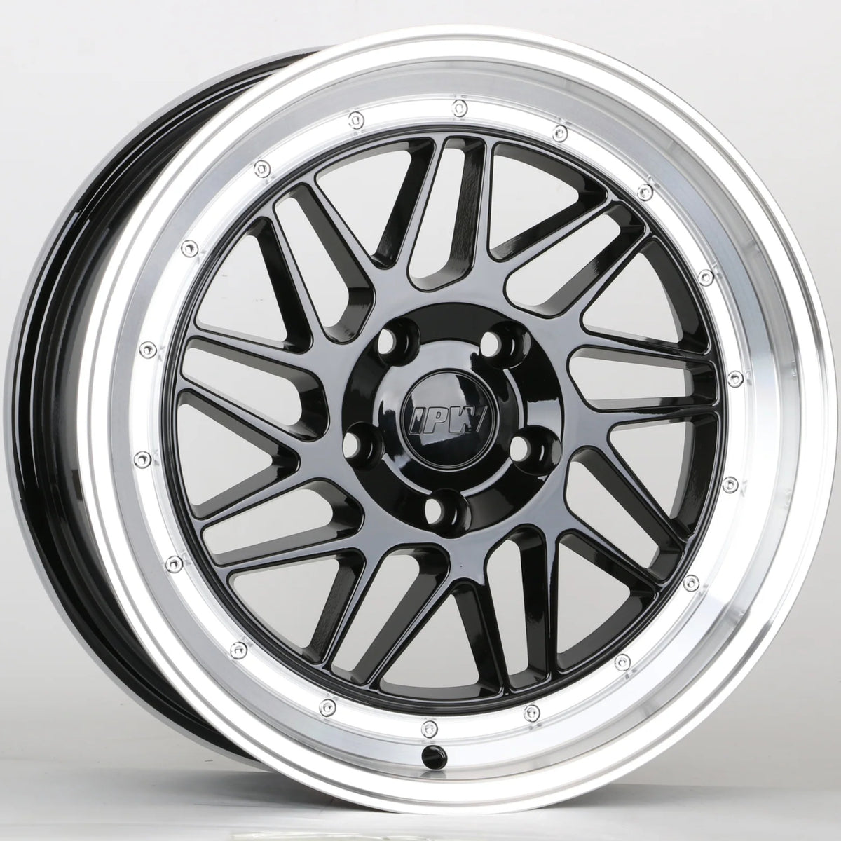 IPW W010 Black Machined Wheel