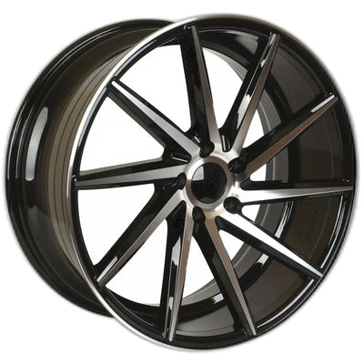 IPW W013 Black Machined Wheel