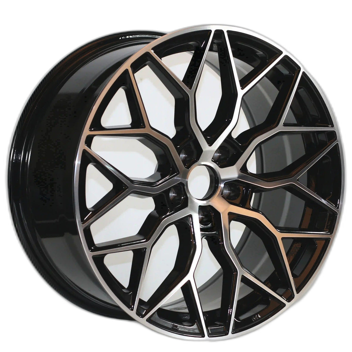 IPW W028 Black Machined Wheel