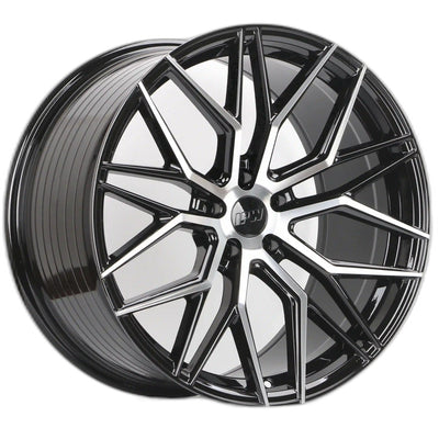 IPW W033 Black Machined Wheel