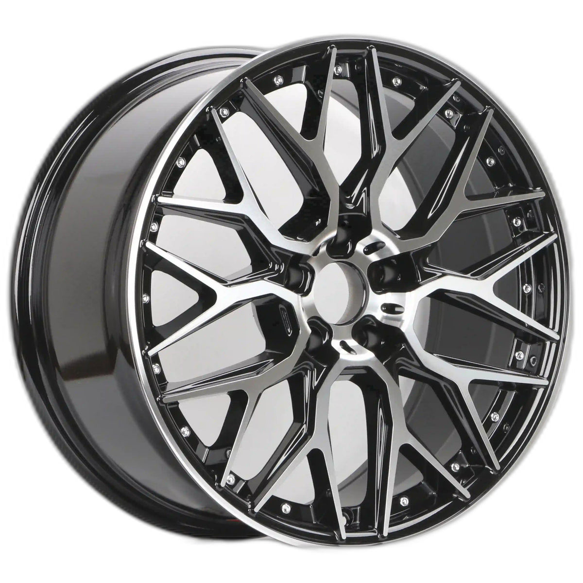 IPW W034 Black Machined Wheel