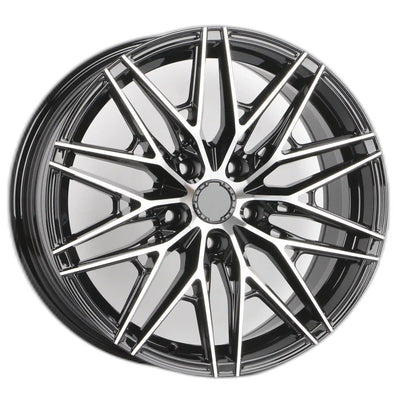 IPW W035 Black Machined Wheel