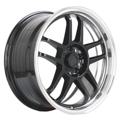IPW W041 Black Machined Wheel