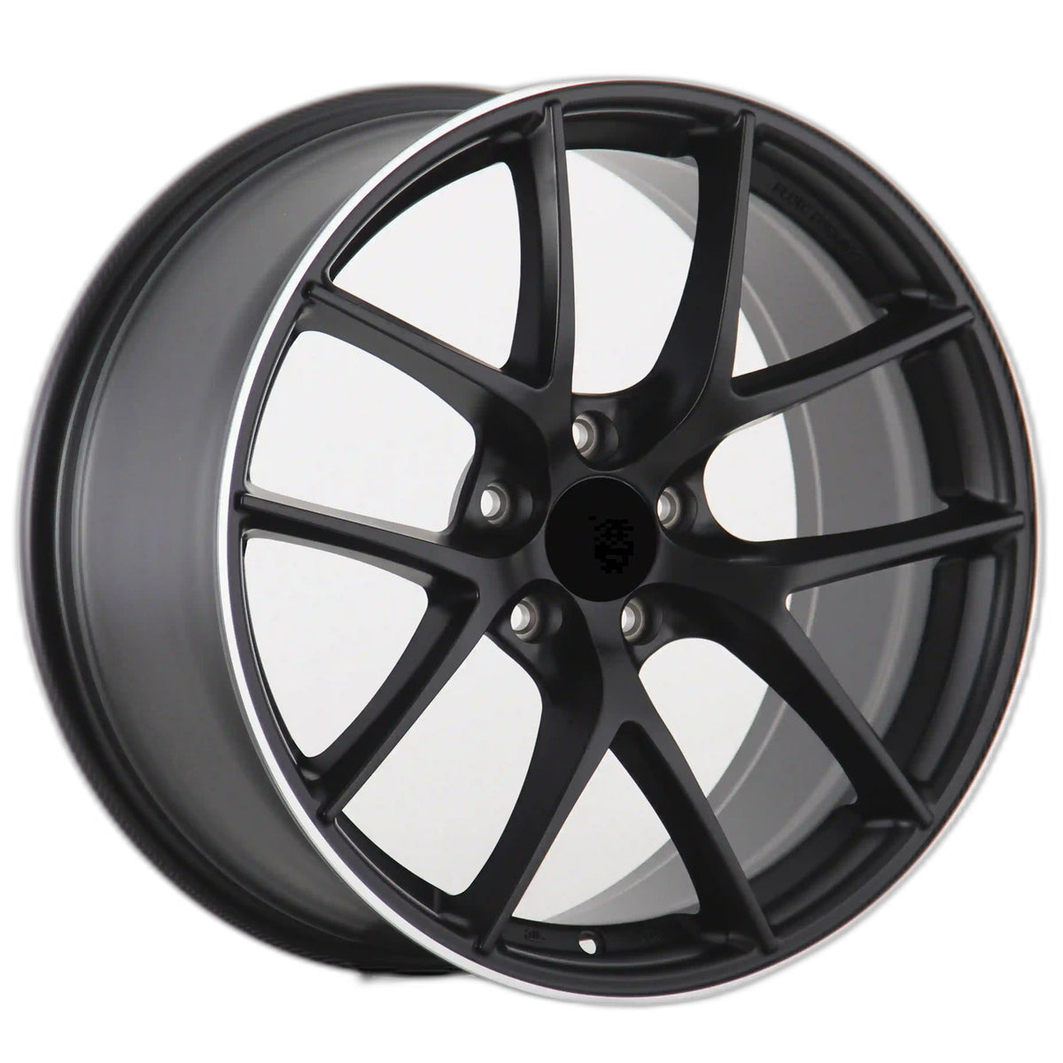 IPW W054 Black Machined Wheel