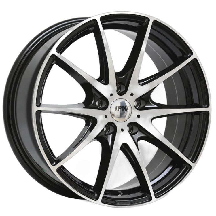 IPW W1003 Black Machined Wheel