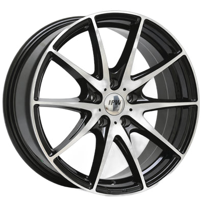 IPW W1003 Black Machined Wheel