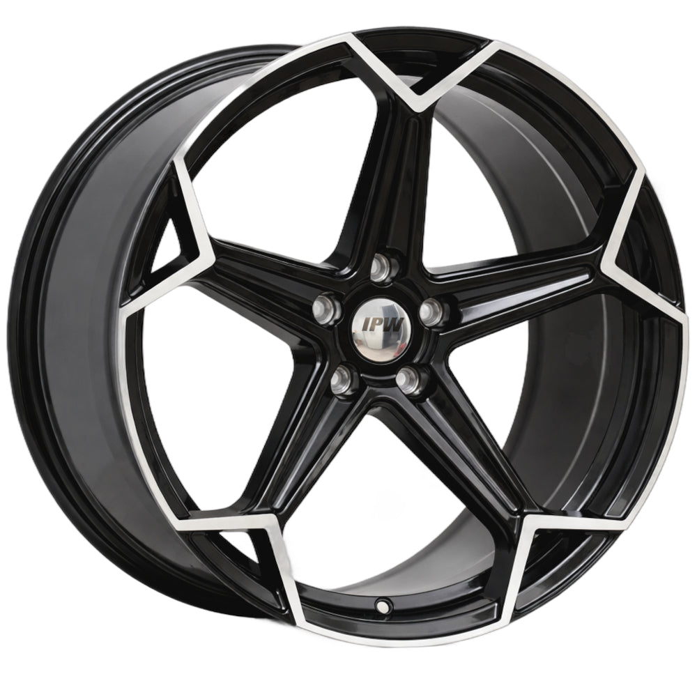 IPW W1005 Black Machined Wheel