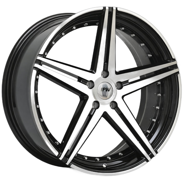 IPW W1006 Black Machined Wheel