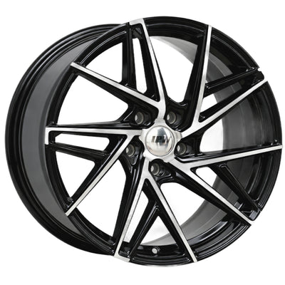 IPW W1007 Black Machined Wheel