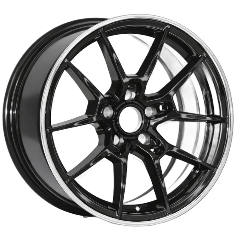 IPW W1303 Black Machined Wheel