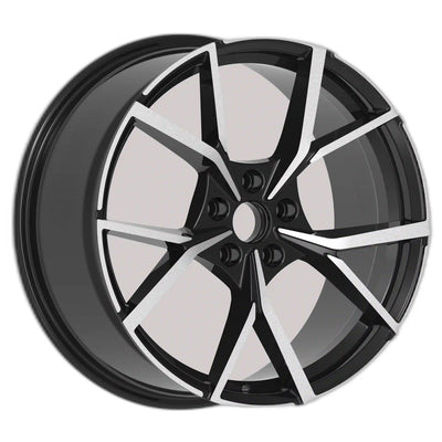 IPW W1400 Black Machined Wheel