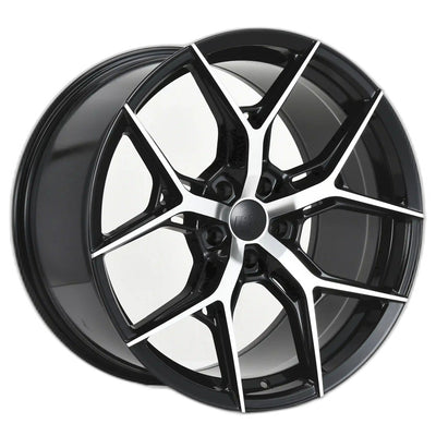 IPW W1500 Black Machined Wheel