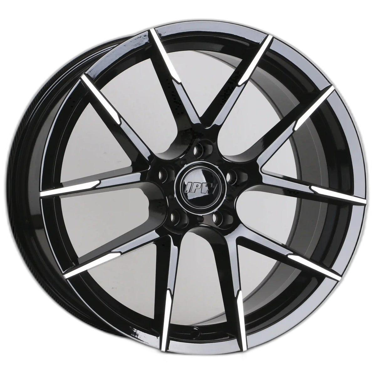 IPW W1504 Black Machined Wheel