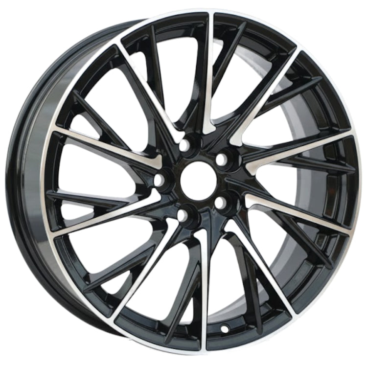 IPW W205 Black Machined Wheel