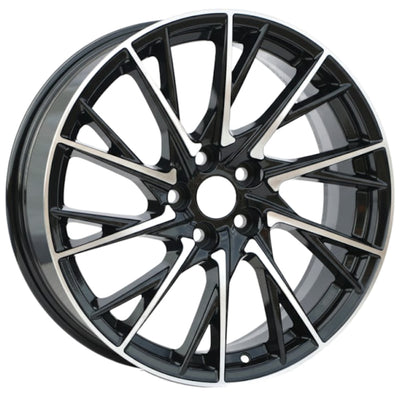 IPW W205 Black Machined Wheel