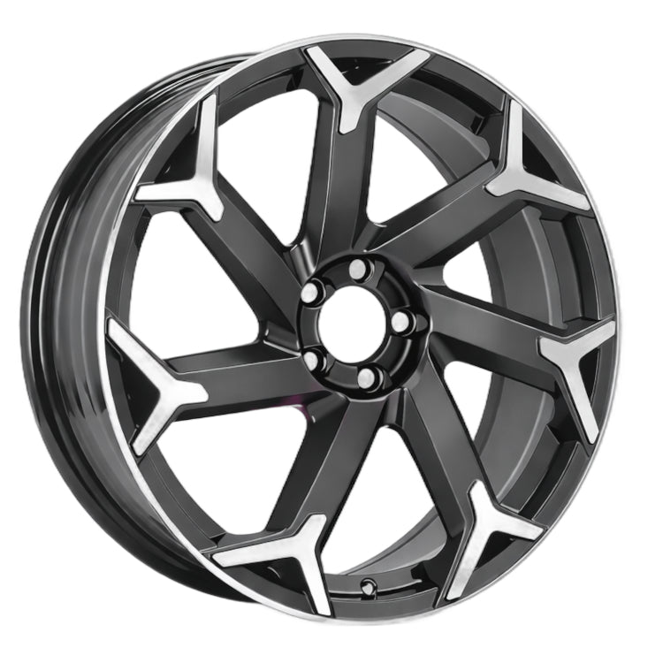 IPW W243 Black Machined Wheel