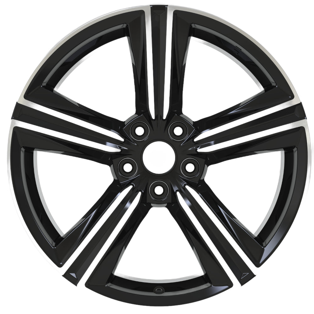 IPW W324 Black Machined Wheel