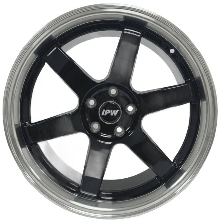 IPW W500 Black Machined Wheel