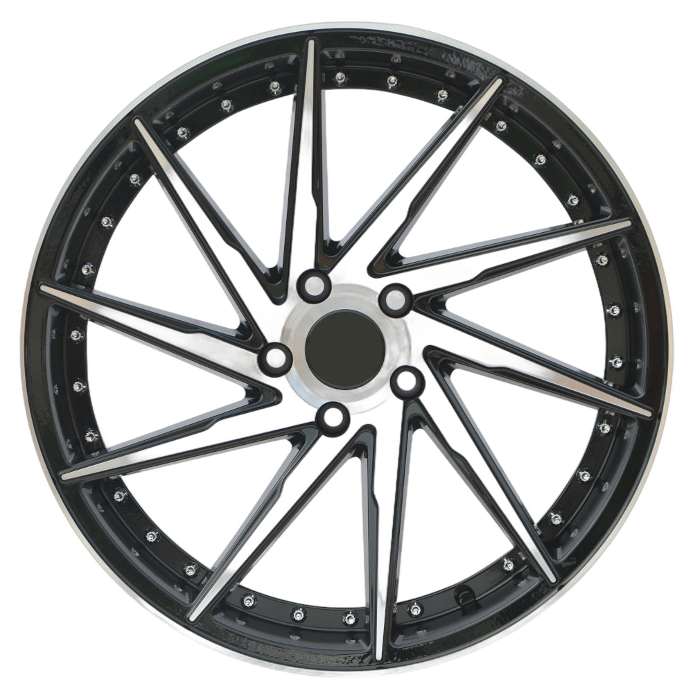 IPW W511 Black Machined Wheel