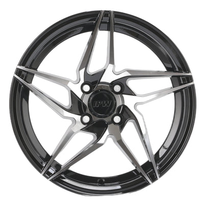 IPW W563 Black Machined Wheel