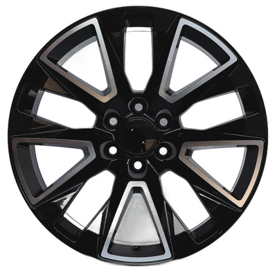 IPW W574 Black Machined Wheel