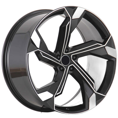 IPW W611 Black Machined Wheel