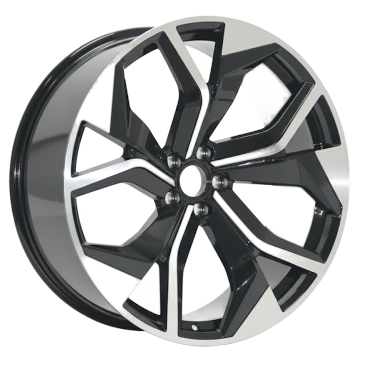 IPW W616 Black Machined Wheel